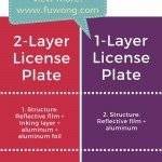 How to distinguish 1-layer license plate & 2-layer license plate