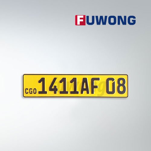 Fuwong CGO license plate