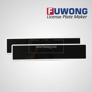 GB Black 2-layer license plate