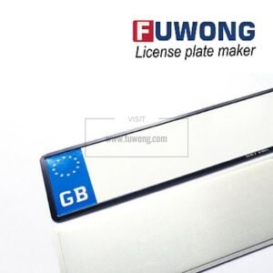 GB 2-layer license plate