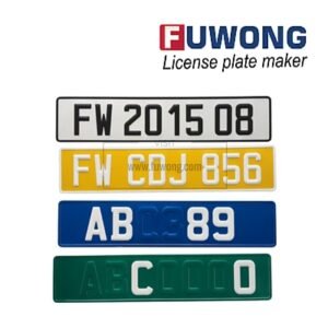 2-layer license plate for cars