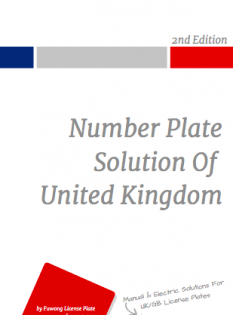 UK reg plate case study for makers