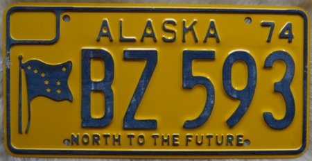 Alaska vintage plate