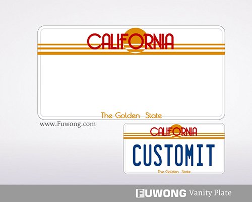 ca personalized license plates