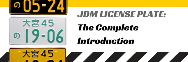 made in japan jdm license plate frame