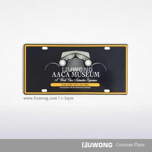 AACA MUSEUM license plate sample