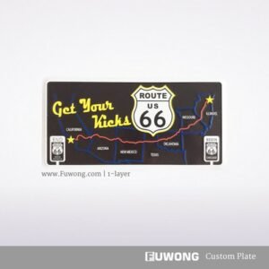 route 66 license plate for sale