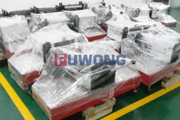 Number plate machines after packaging